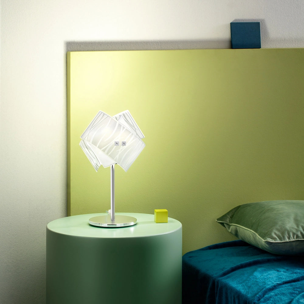 Lampade da tavolo Agnese bianca 1XE14 max 1X42W IP20 - Applique led da muro design moderno - Attacco E14