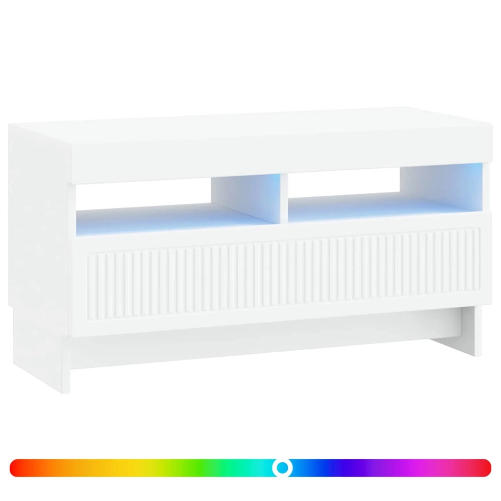 Mobile TV LED Bianco Legno ingegnerizzato 896115