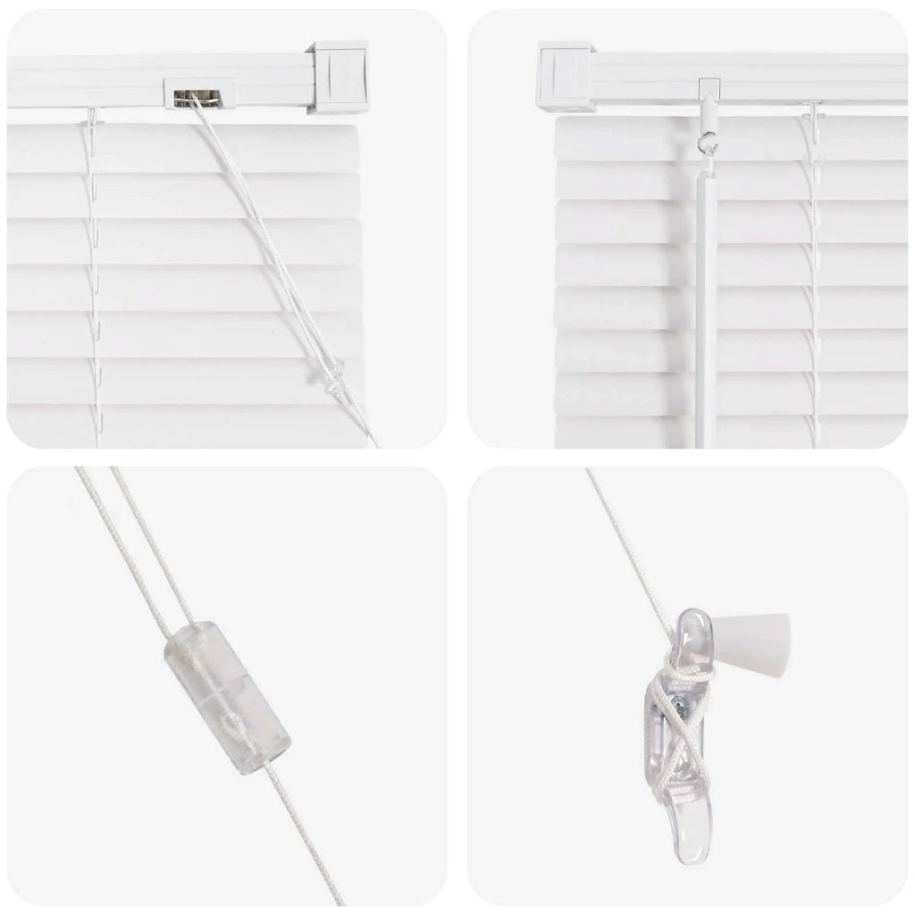 Tenda Veneziana | Tenda a lamelle Bianco 150 x 80 cm 25 mm PVC