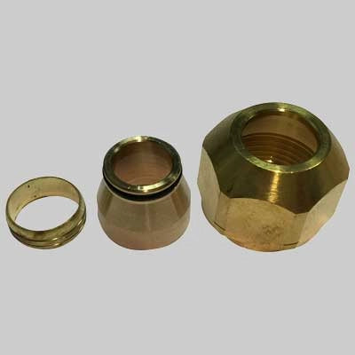 RACCORDO A STRINGERE PER TUBO RAME  3/4 x 14     TECO
