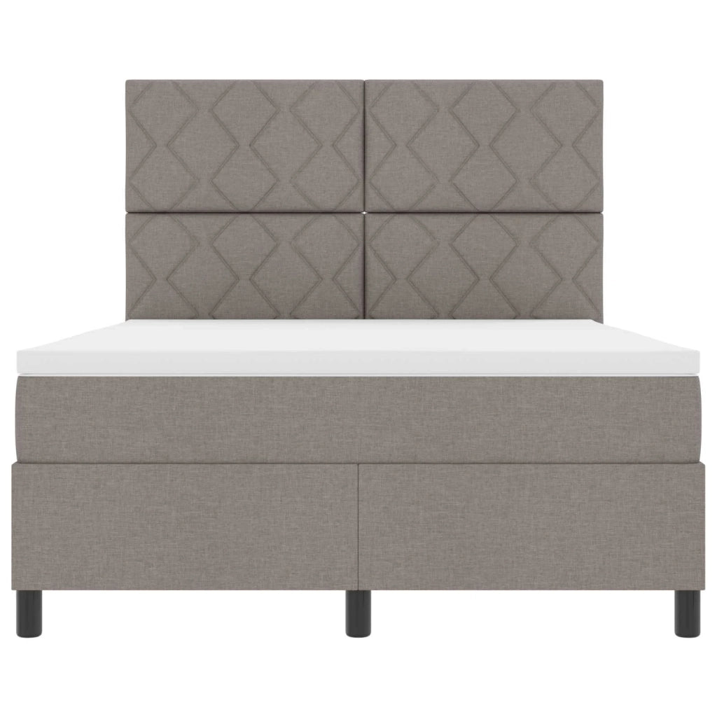 Letto a molle con materasso con led Talpa 160 x 200 cm Tessuto