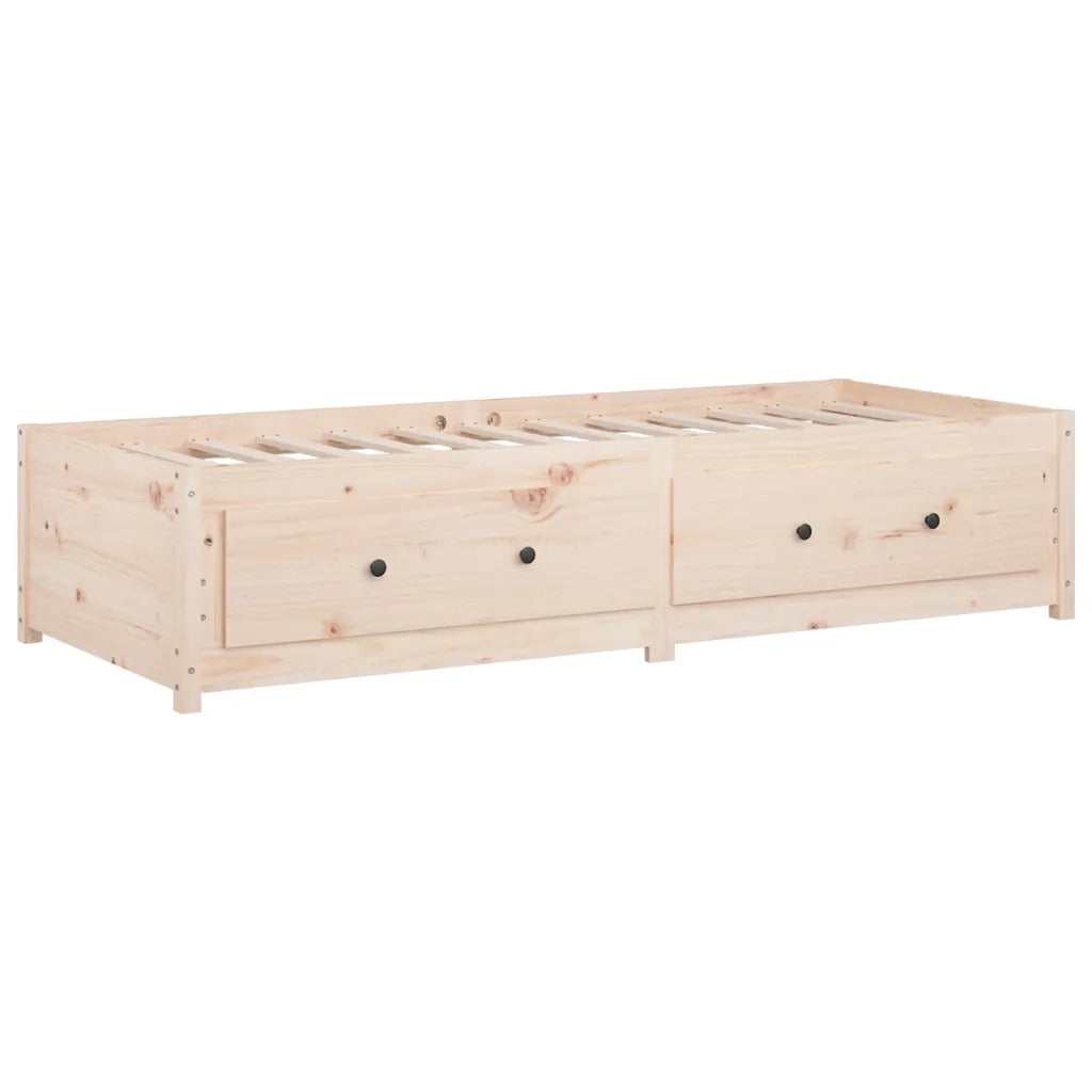 Dormeuse senza Materasso-Divano Letto-Struttura Letto 90x200 cm in Legno Massello di Pino 104975