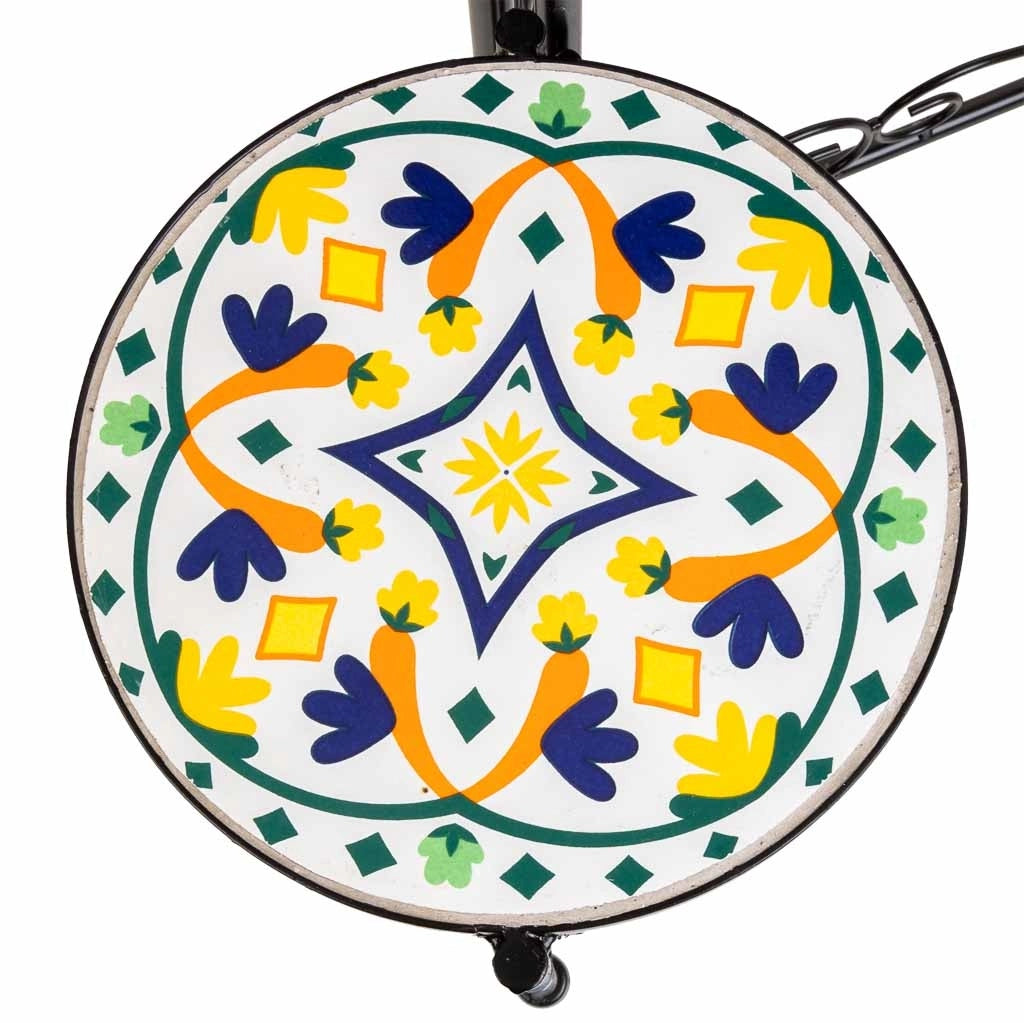 Set di 3 supporti in mosaico Multicolore e metallo