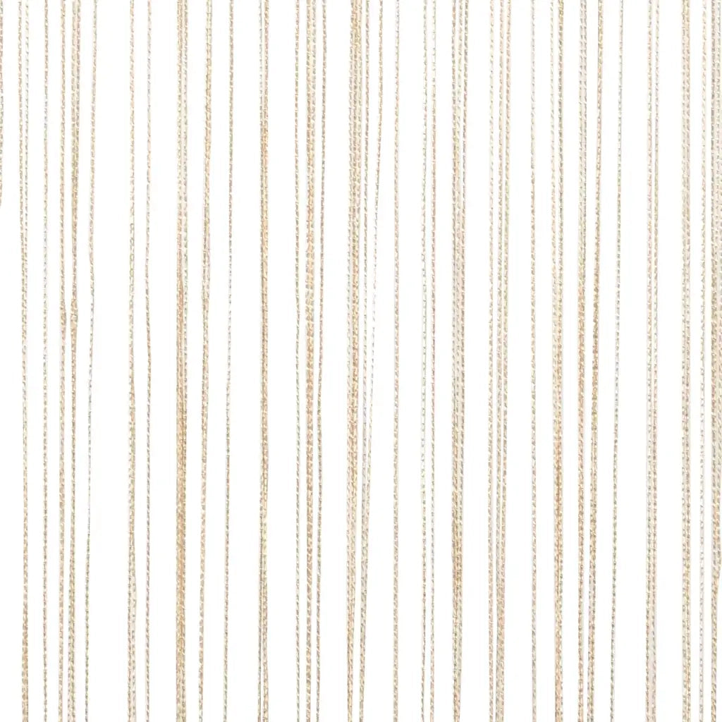2 pz Tende a Fili 100x250 cm Beige