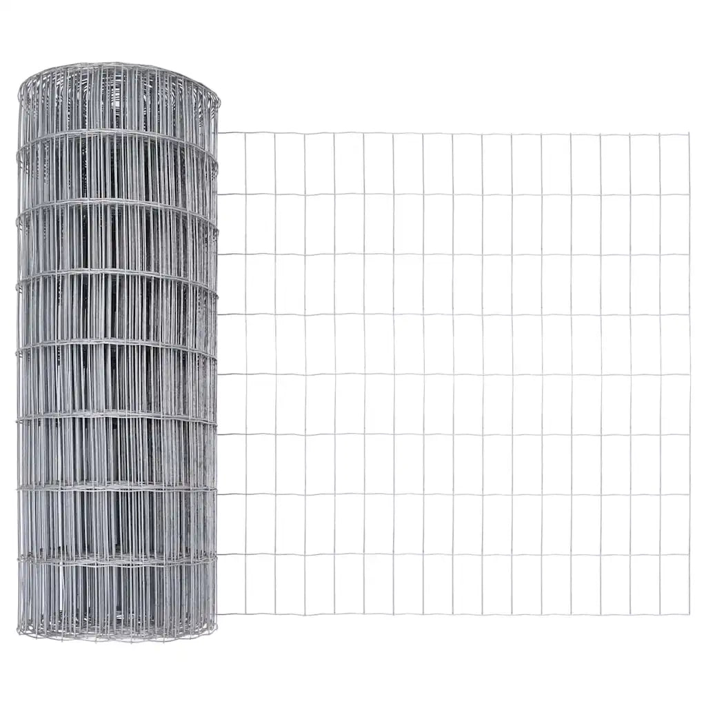 Recinzione con Posto Argento 1 x 10 m Acciaio