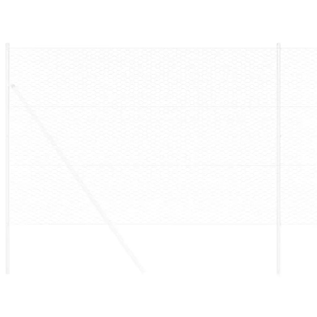 Recinzione Esagonale Argento 1,5 x 50 m Acciaio zincato 42005732