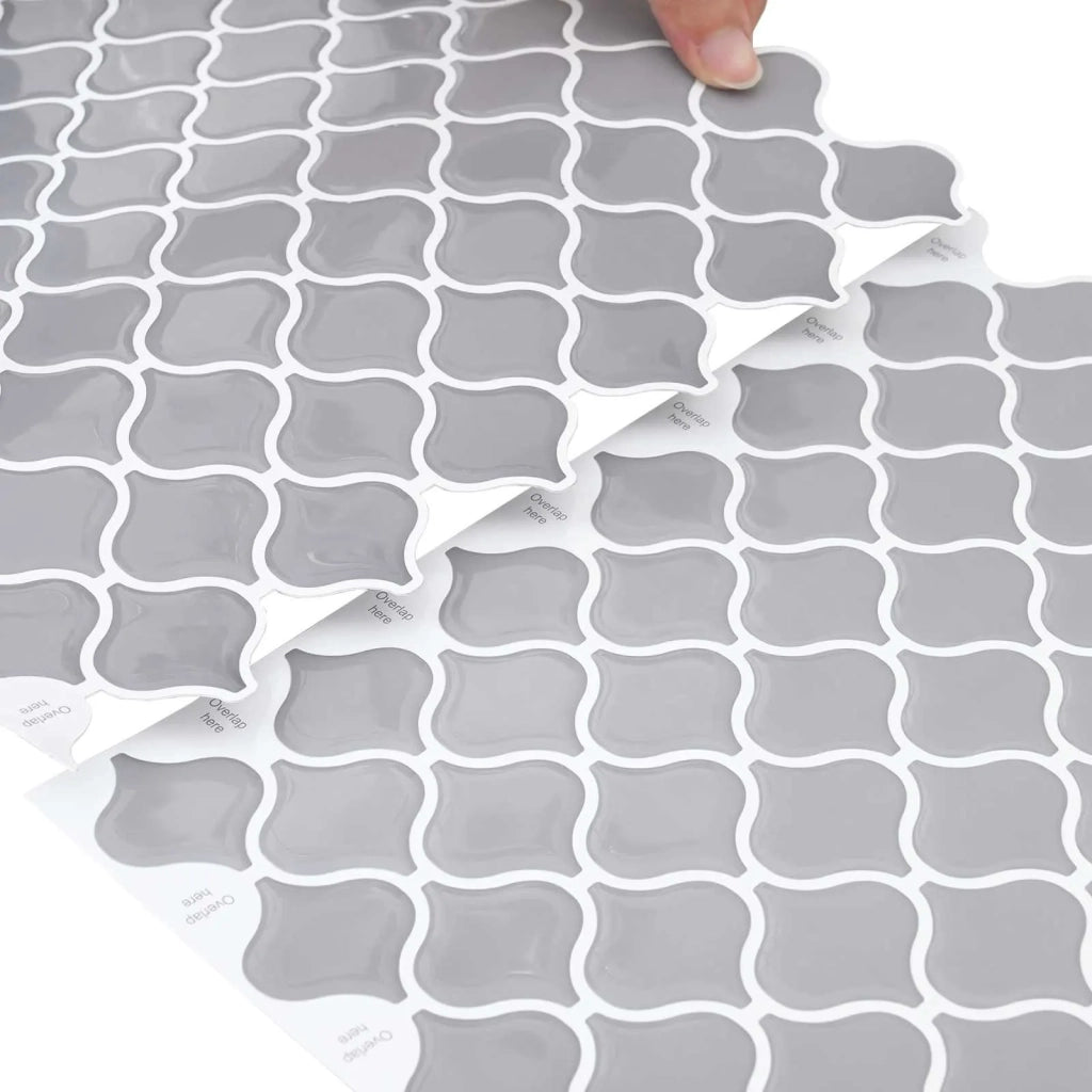 Piastrella Lanturn 20 pcs Grigio 27 x 27 cm Poliuretano e PET 42046238