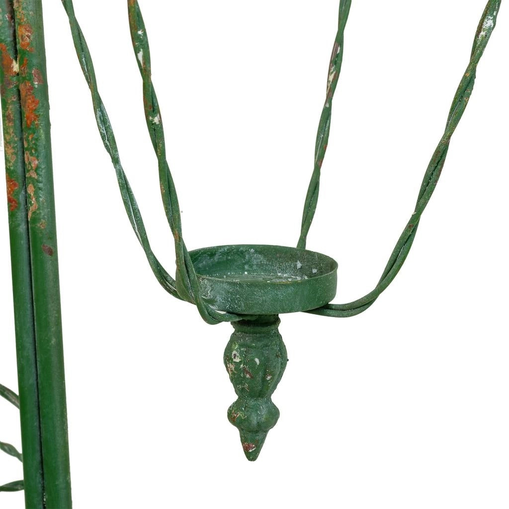 Lanterne con supporto in metallo 35x31x115h cm