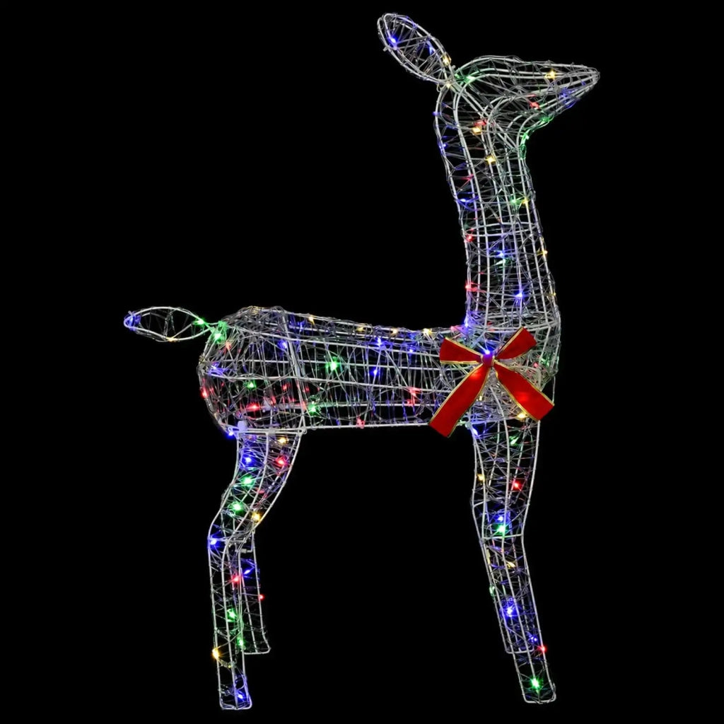 Renna di Natale 3D LOVIISA 110 LED Multicolore 70 x 26 x 100 cm 42049644