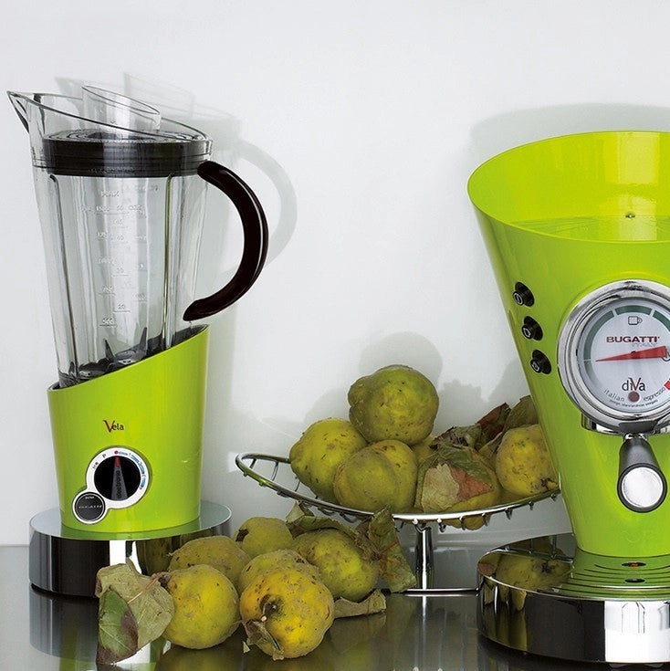 VELA EVOLUTION, Frullatore da Appoggio, Casa Bugatti Colore: Verde Mela
