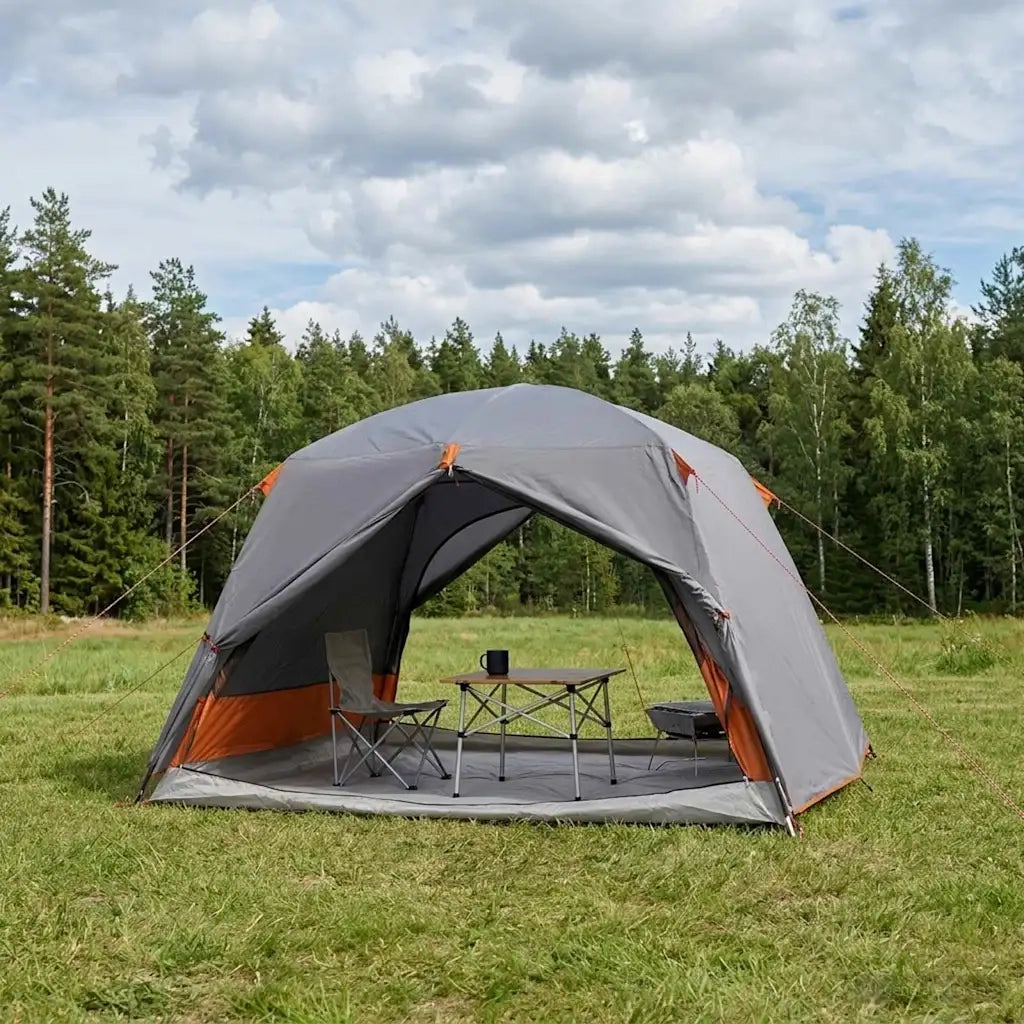 Tenda da backpacking Grigio e arancione 2 persone