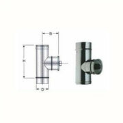 Inox mono parete aisi 316 elemen to di ispezione d.300