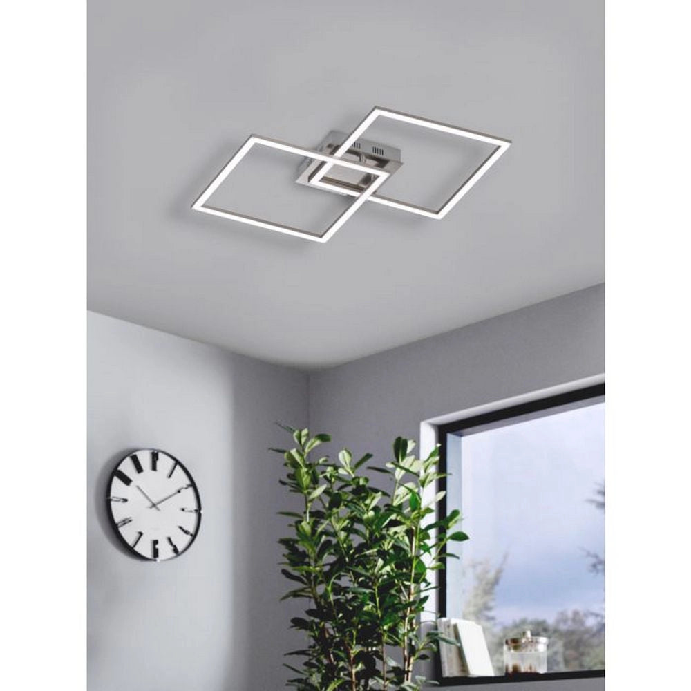 Plafoniera Applique con 2 Quadrati Led e Dimmer Palmaves 1