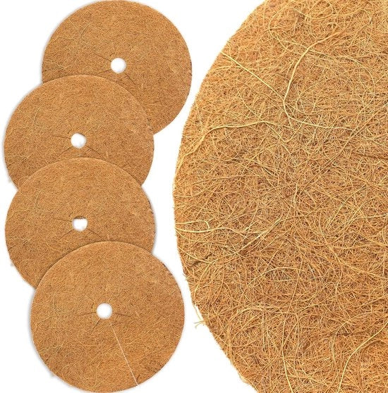 Mattonelle di cocco con diametro di 30 cm - Casa e Giardino - Deurmatten naturali