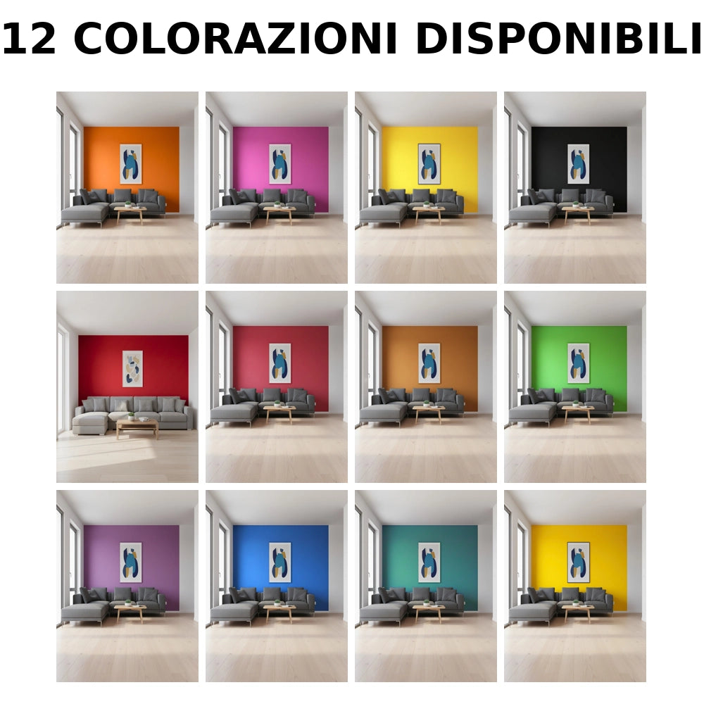 Kit pittura colorata pop intenso 2,5 l e additivo anticondensa termika-mix tecnostuk 1 l *** colore- nero mezzanotte ...