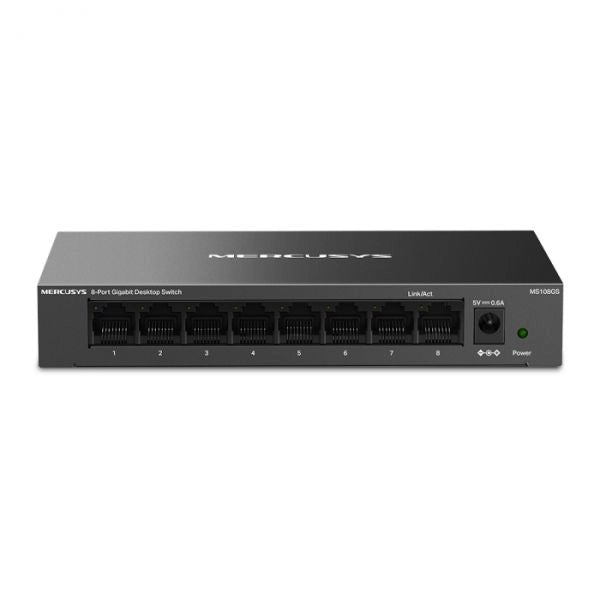 HUB SWITCH RETE 8 PORTE 10/100/1000 MS-MS108GS