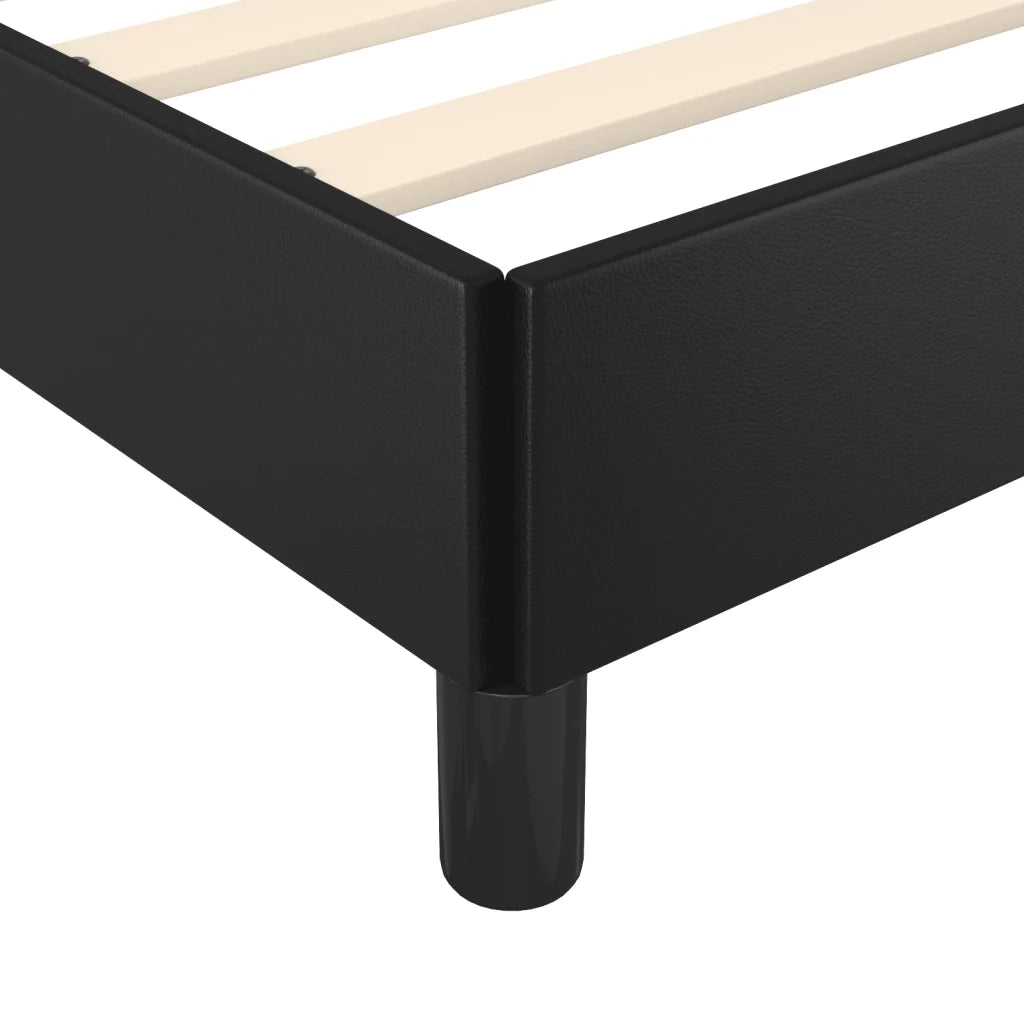 Giroletto-Struttura Letto Nero 120x200 cm in Similpelle 712038