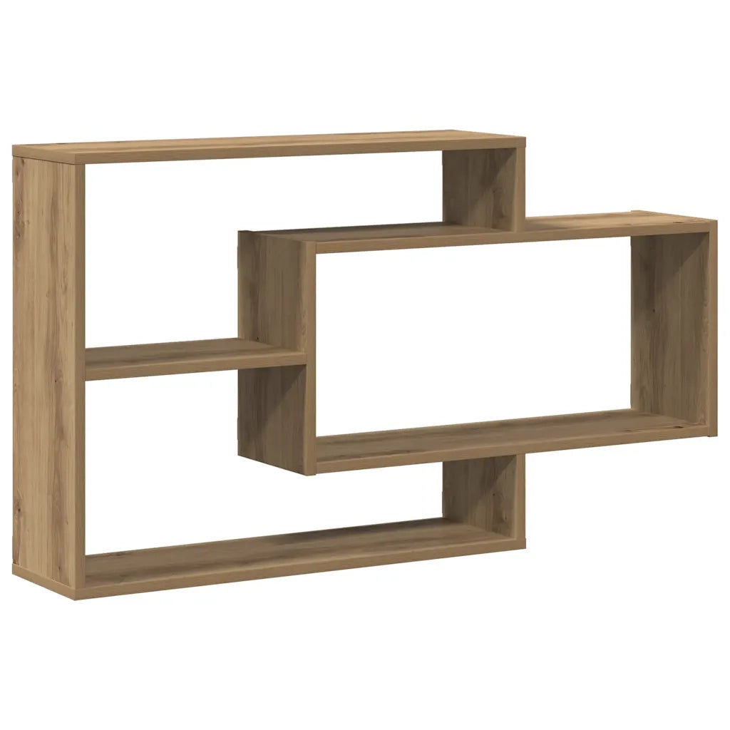 Scaffale a parete | Ripiano a parete | Mensola a parete Rovere Artigianale 104x20x58,5 cm Truciolato