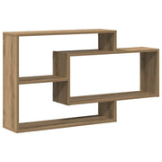 Scaffale a parete | Ripiano a parete | Mensola a parete Rovere Artigianale 104x20x58,5 cm Truciolato