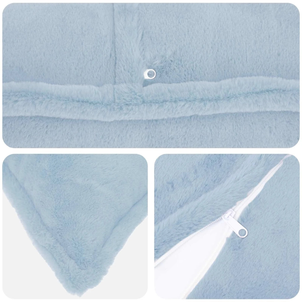 Federa 2 pz HOUTEN Azzurro 50 x 50 cm 919378