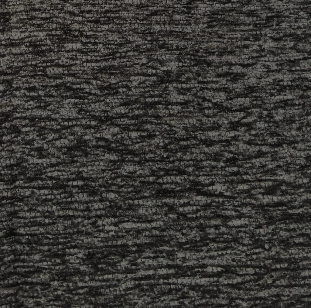 Divano in tessuto chenille 257x95x85 cm; imbottitura in schiuma elastica; grigio scuro