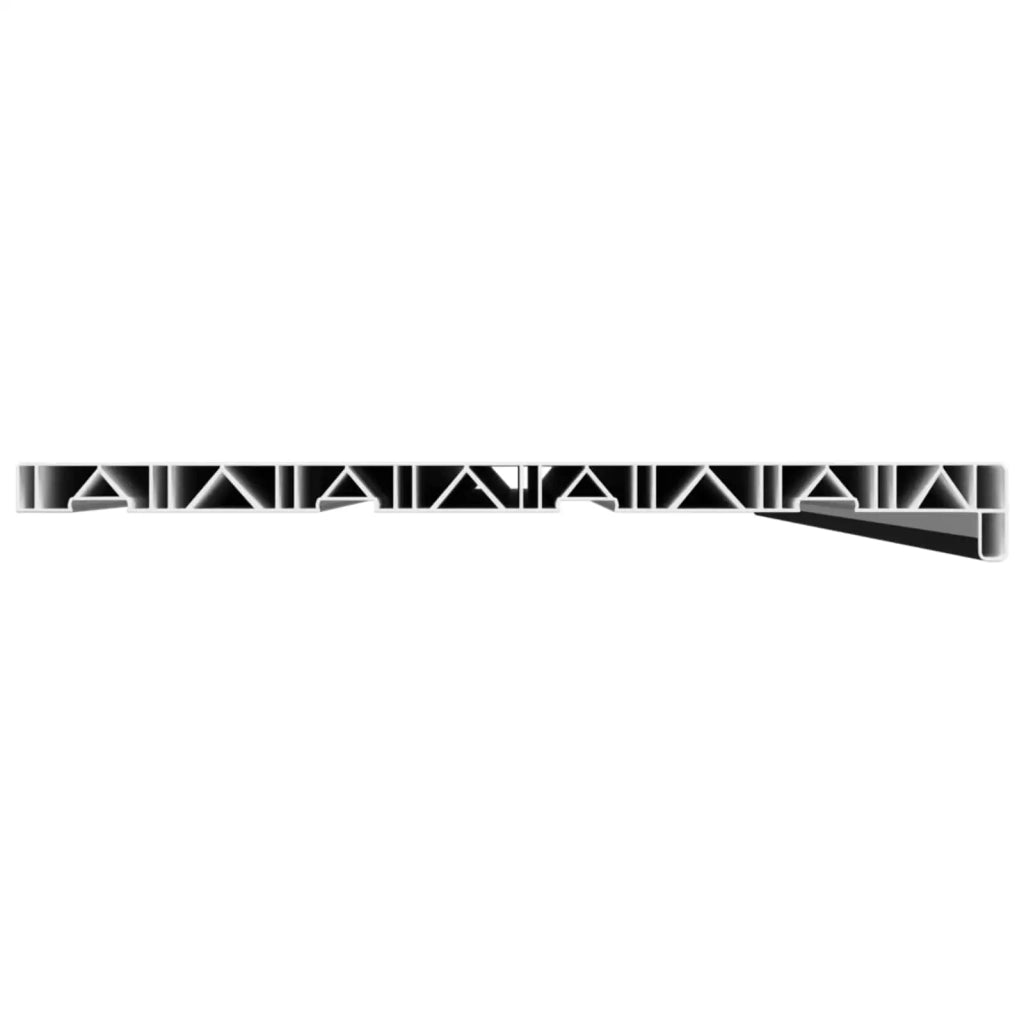 Soglia della Finestra Nero con Venature del Legno PVC 42046873