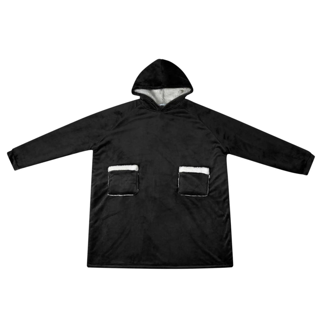 Felpa coperta Nero L Pile e Flanella 42017202