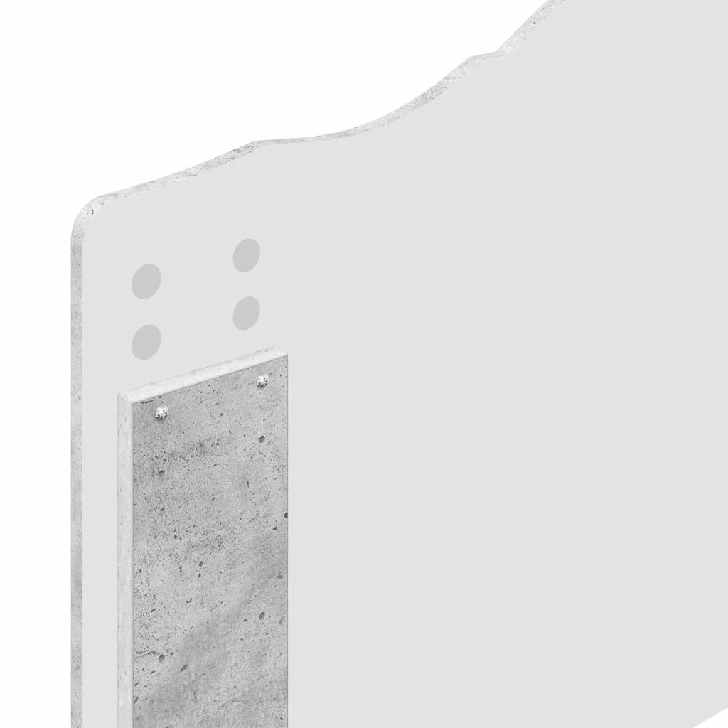 Testiera Grigio cemento Legno ingegnerizzato 888048