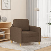 Poltrona Marrone 60 cm in Tessuto 359465