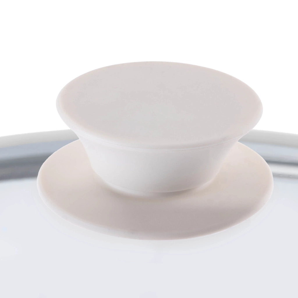 Coperchio in vetro KADAX da 18 cm, universale, resistente al calore, per pentole e padelle.