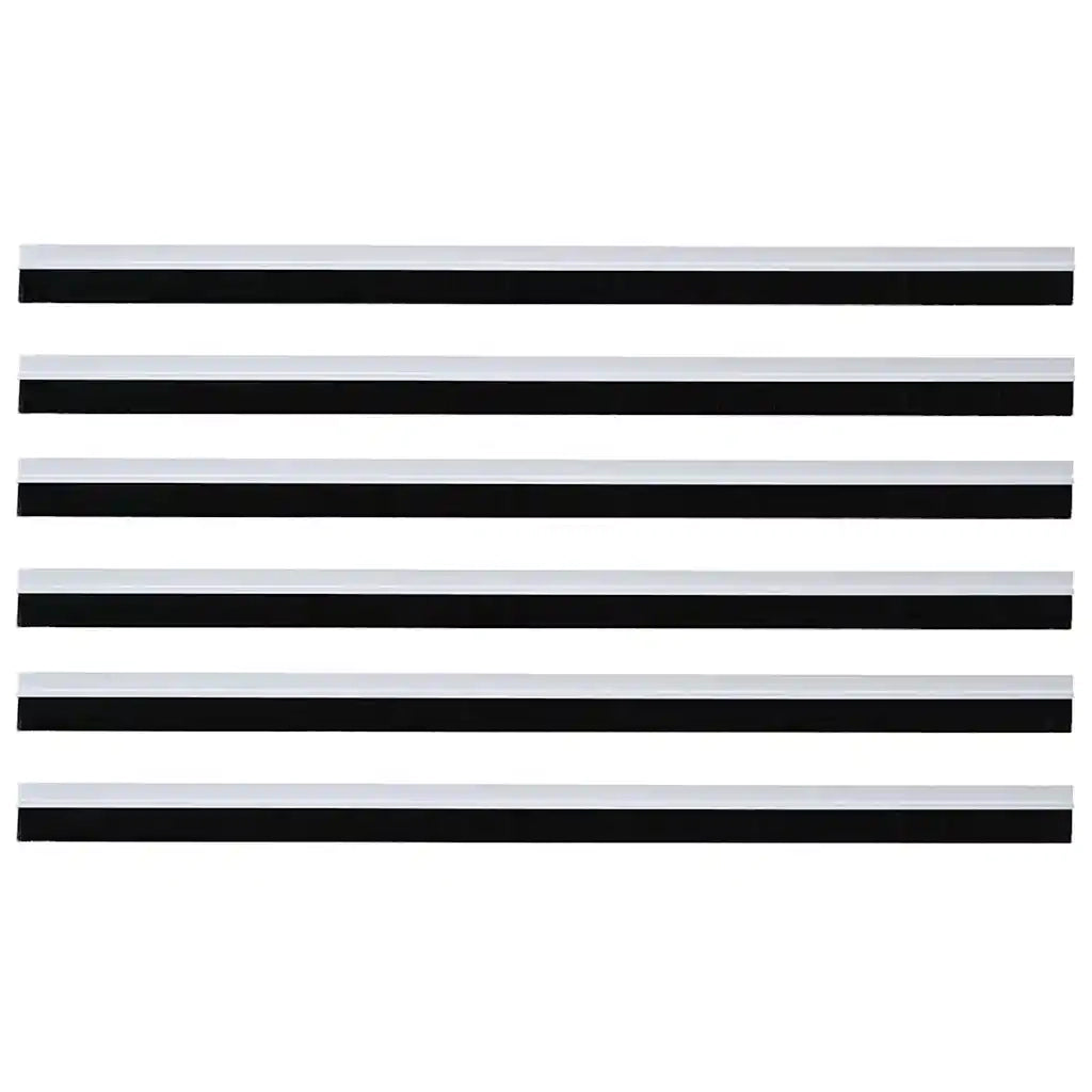 Spazzole per porte autoadesive 6 pz Bianco 100 cm CFW1592994
