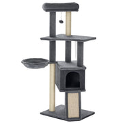 Arbre ¨¤ chat con piattaforme e grattatoi ¨C Minimal ¨C grigio