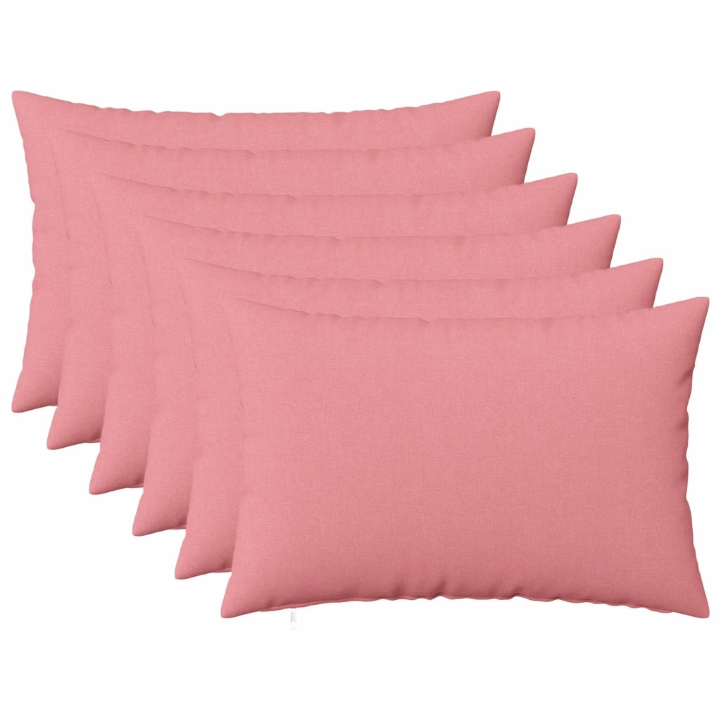 Cuscino con cuscino HEERLEN 6 pz Rosa Tessuto 924958