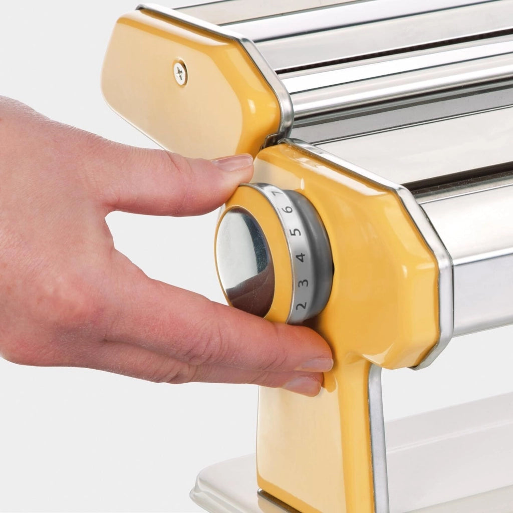 Tescoma 630872 Delicia Macchina per la Pasta Manuale acciaio inossidabile 7 spessori larghezza sfoglia 140 mm