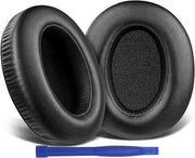 Orecchiele e cuscinetti per XB910 - Orecchiele più morbide in pelle proteica (nero)