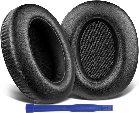 Orecchiele e cuscinetti per XB910 - Orecchiele più morbide in pelle proteica (nero)