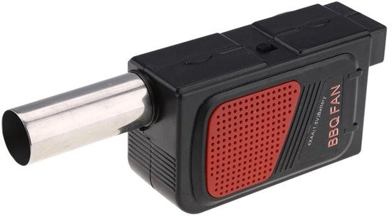 Ventilatore esterno portatile per barbecue - Ideale per pic nic e grigliate - Bianco - Efficiente e sicuro - 50 Hz - 230 V - 2,5 A - 500 W