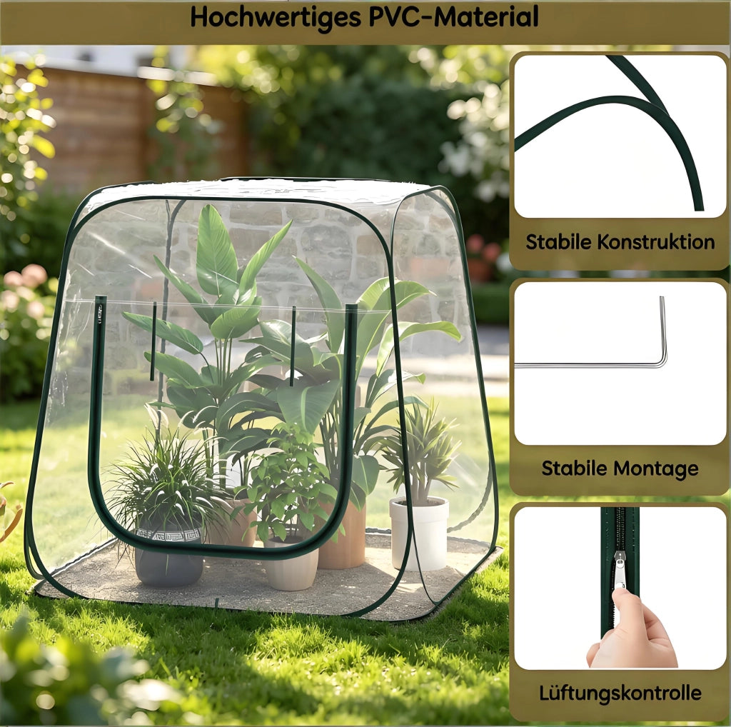 SERRA POP-UP 100 x 100 x 97 cm PVC e metallo Trasparente
