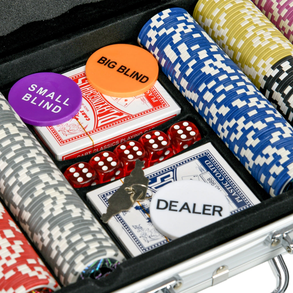 Set da Poker ¨C Minimal ¨C Alluminio e Poliestere