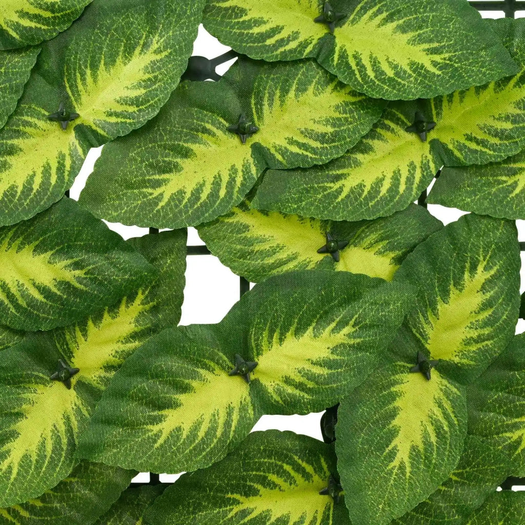 Paravento da Balcone | Schermo per balcone con foglie Verde e Giallo 200 x 150 cm