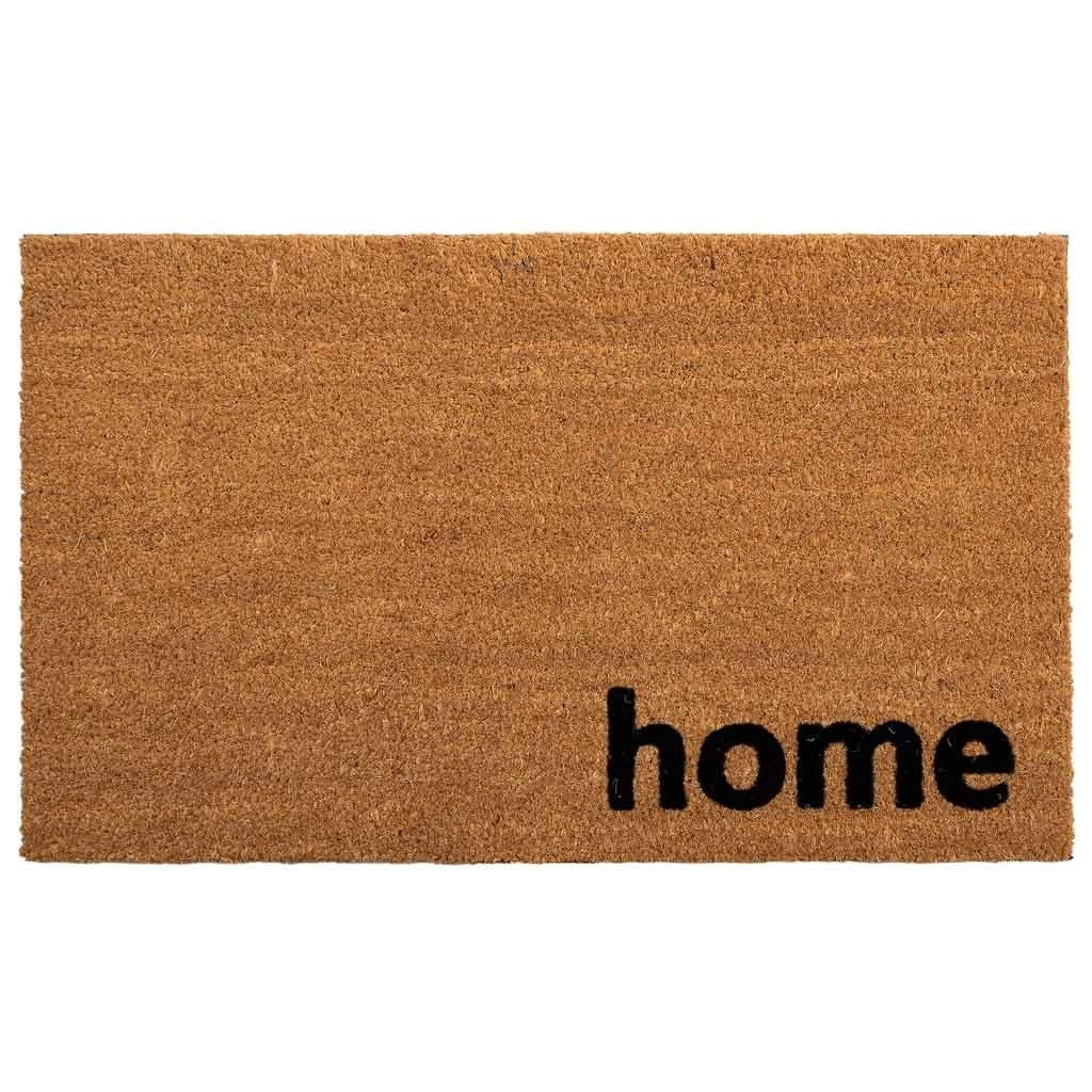 Zerbino fibra marrone 45x75