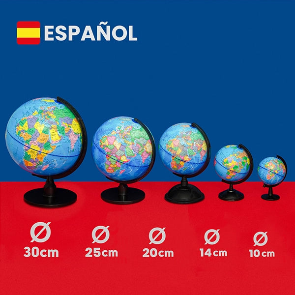 Globo Terrestre Girevole ¨C Minimal ¨C Mappamondo per Studio