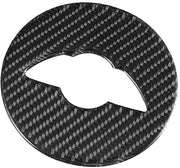 Copricapo in Carbon per Volante - Decorazione per Volante - Accessori Auto - Sostituzione per F55/F56/F60 - Disegno Autoadesivo - Copricapo per Volante