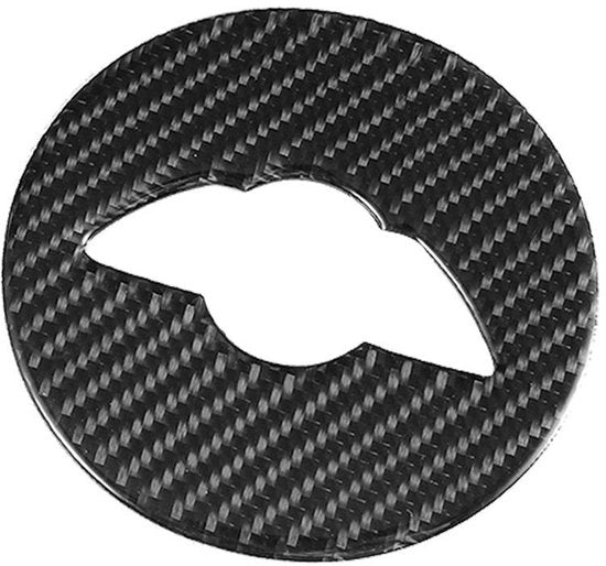 Copricapo in Carbon per Volante - Decorazione per Volante - Accessori Auto - Sostituzione per F55/F56/F60 - Disegno Autoadesivo - Copricapo per Volante