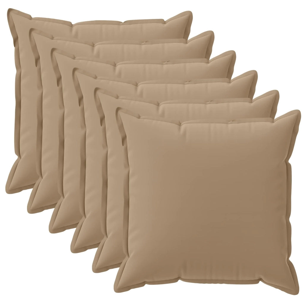 Cuscino con cuscino HOUTEN 6 pz Tortora Poliestere 932004