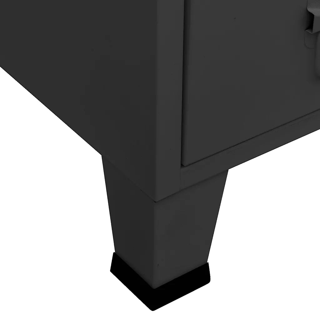 Armadio Industriale Antracite 67x35x107 cm in Acciaio CFW3862624