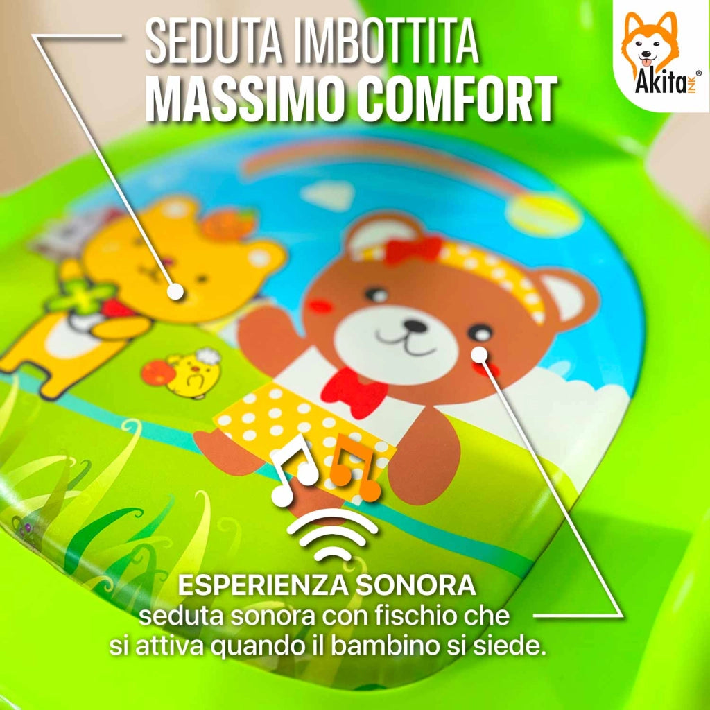 Sediolina Akitaink per Bambini Sicura e Colorata