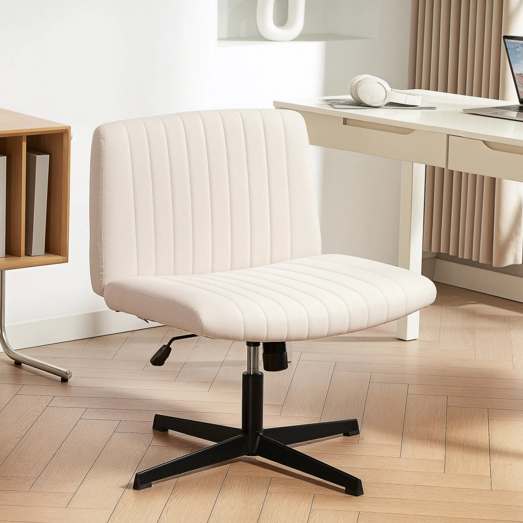 Sedia da Ufficio Regolabile ¨C Minimal ¨C Cremewei? Tessuto