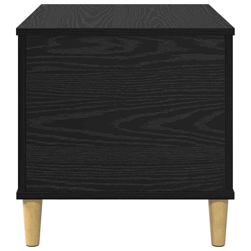 Armadio da Notte Rovere Nero 60 x 44,5 x 45 cm 881170