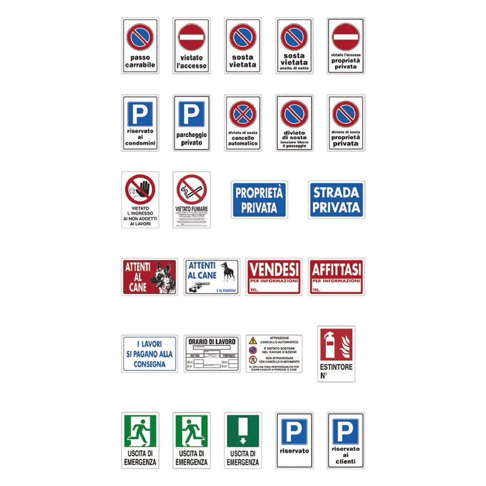 10pz cartello segnaletica videosorveglio solo rilevazione cod:ferx.1162034nlm